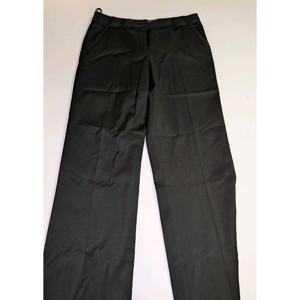 Ted Baker Black Wool Blend Straight Leg Dress Pants Size 1 Us 4 29x33